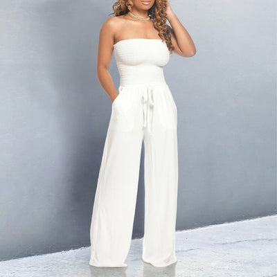 Maya™ - Trendy jumpsuit uten skuldre